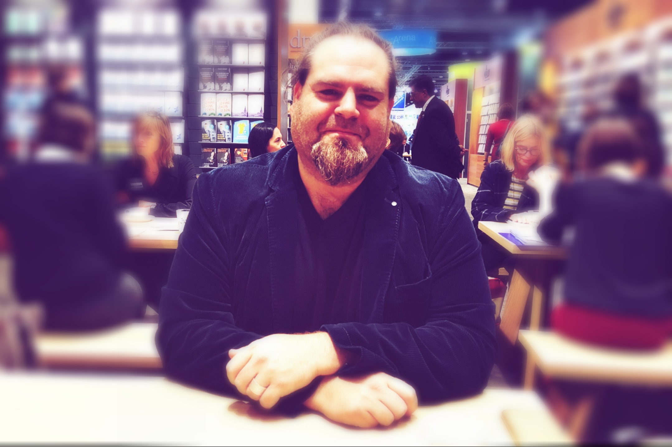 Christian Linker auf der Frankfurter Buchmesse 2017